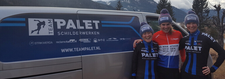 Autobelettering Team Palet